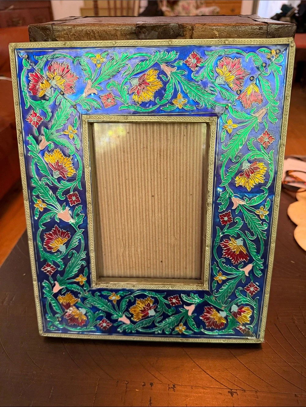 Vintage vibrant multicolor